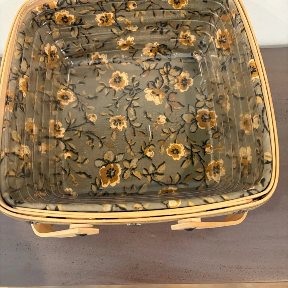 Longaberger Bountiful Harvest Basket Handmade in Ohio signed by Judy and Jerry